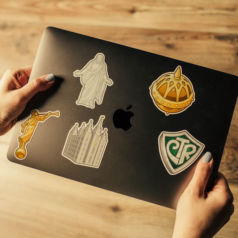 Salt Lake Temple Vinyl Waterproof LDS Sticker for Laptop or