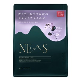 FITS CONDITIONING Nems Bath Salt, Herbal Geranium, 21.2 oz (600 g), Bath Salt, Lavender, Sleeping