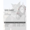 Harrison Howard Horse Fly Mask with Forelock Opening Stretch Breathable
