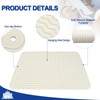 FWUNYVN CPAP Dust Protector Mat, Silicone Mat Prevent CPAP Nightstand