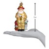Old World Christmas Fireman Santa Glass Blown Ornament for Christmas