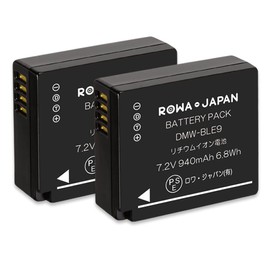 PSE Standard Inspection, Set of 2, Compatible with PANASONIC DMW-BLE9, DMW-BLG10, DMC-GF5, GF6, GX7, Roa Japan