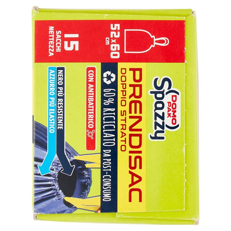 Domopak Spazzy Nettezza Bags Blue Black 15 Units Pack of