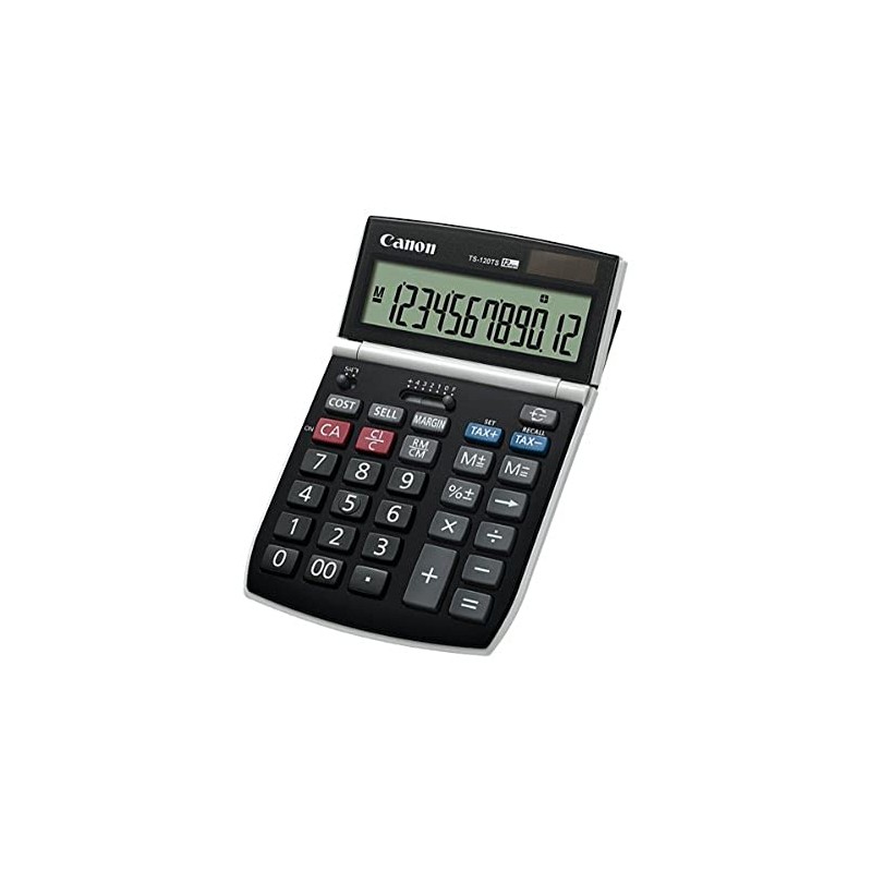 Canon TS-120TS Desktop Calculator, Black