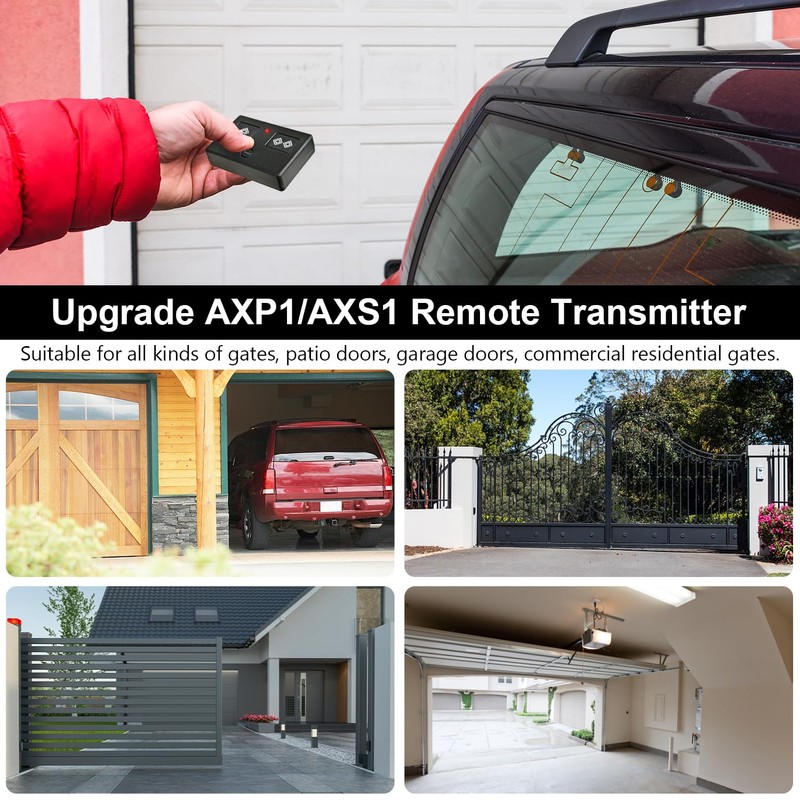 for Ghost Controls 3-Button Remote Transmitter Replacement for Automatic Gate