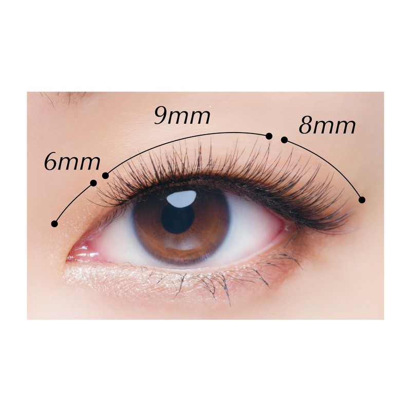 Cosy Honpo 3D EYES Eyelashes 02 Natural Cloth (Single Eyelid