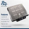 Heavy Duty Digital Kitchen/Food Scale – 33lb Capacity, 1g Accuracy,