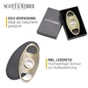 Scott & Webber® - Cigar cutter with double blade made