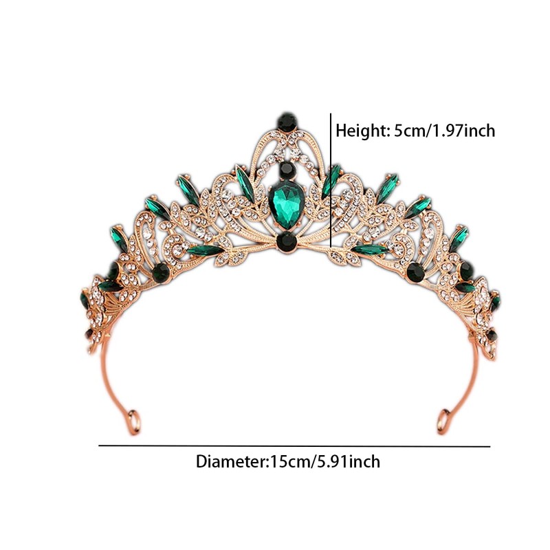 Rannyrena Silver Crystal Tiaras and Crowns for Women Sparkling Rhinestone