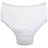 Comfort Finds Adies Reusable Incontinence Panty 10oz - White -