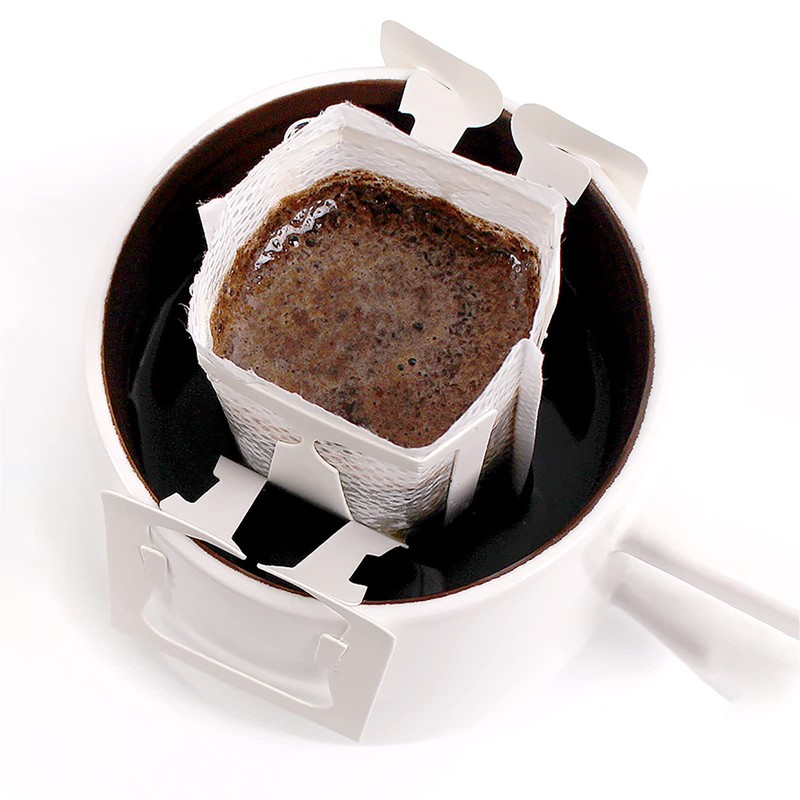 Frcctre 200 Pcs Coffee Filter Paper Bag, Portable Disposable Hanging