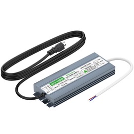 150W LED Driver IP67 Waterproof, Ultrathin Low-Voltage Transformer AC110-260V to DC12V Outdoor Power Supply Adapter for LED Strip, Computer Projects and Any 12V DC Lights