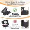REARACE Motorcycle Handlebar Risers, Handlebar Risers Mount Clamp Kit 43mm