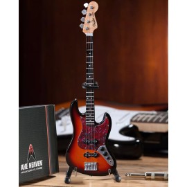 AXE HEAVEN Fender Jazz Bass with Tortoiseshell Pickguard Mini Bass Guitar by AXE HEAVEN