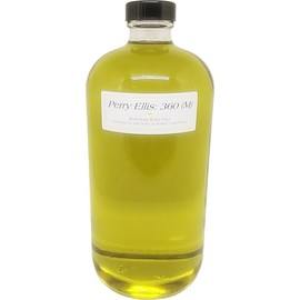 Perry Ellipse: 360 - Type For Men Scented Body Oil Fragrance [Regular Cap - Gold - 32 oz.] - ID#23876
