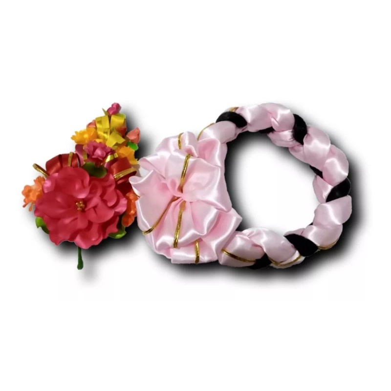 Xaba Escarú Trenza Y Guía De Flores Para El Traje