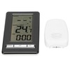 Wireless Electronic Thermometer Indoor Outdoor Home Digital Weather Station Clock