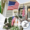 Flag Pole Holder, Outside House Flag Pole Bracket, Heavy Duty