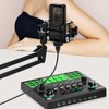 Live Sound Card Professional Dual Channel Bluetooth Stereo Mixer Board