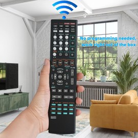 RAV280 WN05780 Replacement Remote Control Compatible for Yamaha Audio Video 5.1-Channel Home Theater AV Receiver HTR-6140BL RX-V463 RX-V463BLYHT-380YHT-380BL