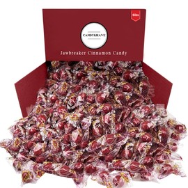 CandyKrave Atomic Fireballs Candy in Bulk - 1 LB Cinnamon Flavored Fire Balls Hard Candy - Jawbreakers Candy Individually Wrapped