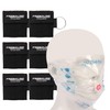 CPR Face Shield with Keyring (6 Pack), CPR Pocket Mask