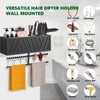 Rustic Hair Dryer Holder Wall Mounted,Hair Styling Tools & Accessories