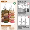 CharmBurst Handbag Organiser for Cupboard, Improved Handbag Hanger with 10