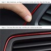 Mr.Brighton LED 16ft (5m) Chrome Red Car Interior Decorative Molding
