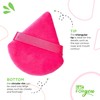 LAC 3 Powder Puff Face Triangle - Reusable Mini Velvet