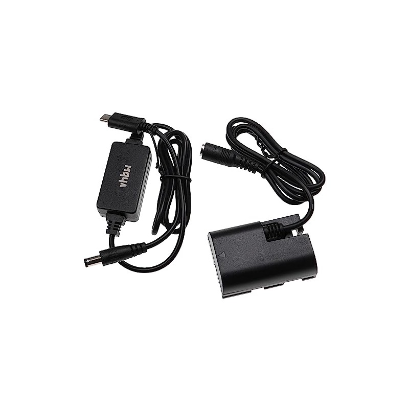 vhbw USB Power Supply Compatible with Canon EOS 5DSR, 60Da,