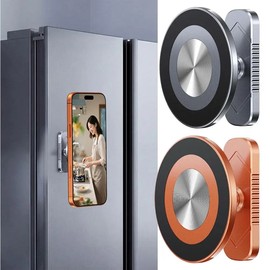 Magnetic Phone Holder for Golf Carts & Metal Surfaces – 360° Rotating Plastic Mount for Hands-Free Viewing at Home or Gym