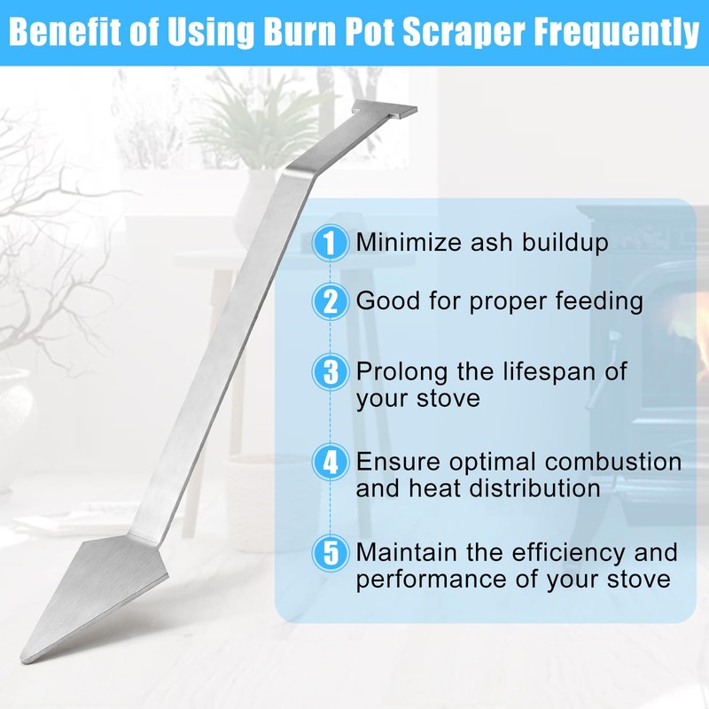 2-00-773850-10 Burn Pot Scraper Tool for Harman P68, XXV, P43,