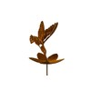 Metal Art Fever Hummingbird and Flower Garden Stake | Steel