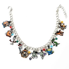 JDHFJFH Bracelet Metal Anime Charm Bracelet Chain for and Women