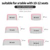 yourose 10 Pack Satin Table Runners 12 x 108 inch