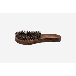 Haircare Brush Extra Hard Boar Bristles Ergonomic Walnut Wood 7 Rows