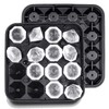 Gwindrise Tiny Diamond Ice Molds Fun Shapes, Silicone Mini Diamond-Shaped