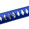 JDMBESTBOY Samurai Sword Blue White Shift Knob Shifter Alloy Katana