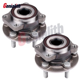 Genialith 2 Front Wheel Hubs & Bearing Assembly For Subaru Impreza Forester Legacy Outback