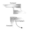 78" Sliding Shower Door Side Seal Strip Frameless Shower Door