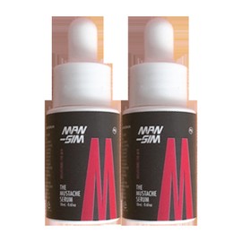 2 Mansim Mustard Beard Serum 18ml / 2개 맨심 무스타치 수염세럼 18ml