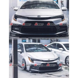 MTD For Toyota Corolla SE Sedan 20-24 Front Lip Side Skirt Rear Splitter Carbon Look