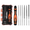 ValueMax Needle File Set, Interchangeable Mini Wood Metal File Set,