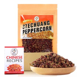 Yimi Szechuan Red Peppercorns, Grade AAA Sichuan Whole Peppercorns Strong Flavor for Mapo Tofu, Kung Pao Chicken, 2.1 oz, Holiday Gift
