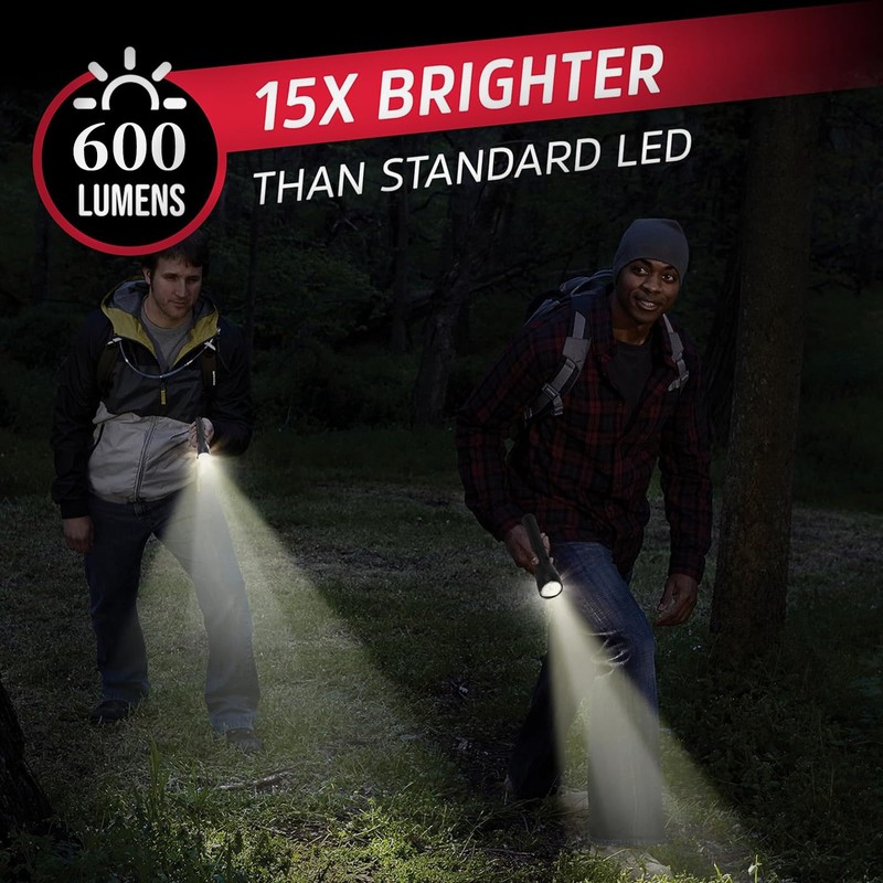 Hilngav Heavy Duty 2-Cell D Battery LED Big Flashlights, High