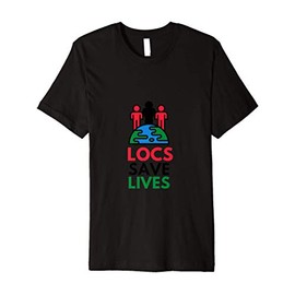 Locs Saves Lives Branding logo Premium T-Shirt