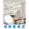 12 Pack 6 Inch Ultra-Thin LED Recessed Ceiling Light with