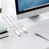 SOULWIT Cable Holder Clips, 3-Pack Cable Management Cord Organizer Clips