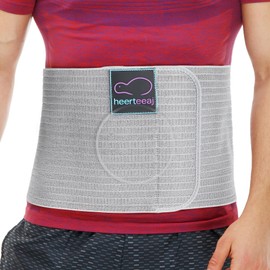 HEERTEEAJ Umbilical Hernia Belt - For Men and Women – Abdominal Hernia Binder for Belly Button Navel Hernia Support, Helps Relieve Pain - for Incisional, Epigastric, Ventral, & Inguinal Hernia